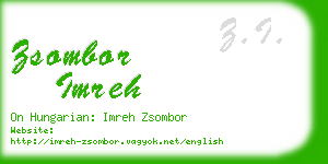 zsombor imreh business card